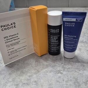 Paula's Choice Skincare Trio Travel Size Set- NEW